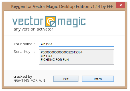 Vector magic serial number search